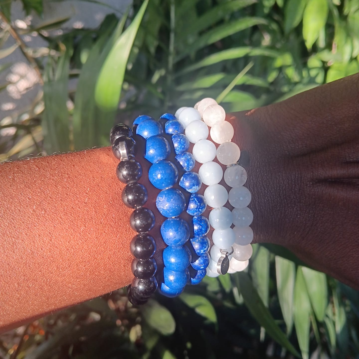Customer photo review of Obsidian Bracelet