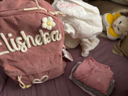 Ayn L. review of KNIT & CARRY – Personalized Knitted Backpack image 1 out of 1