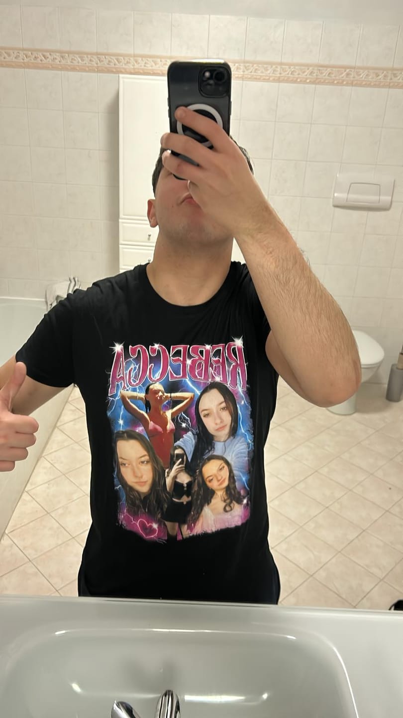 Customer photo review of BOOTLEG T-SHIRT GIORGIA TEMPLATE