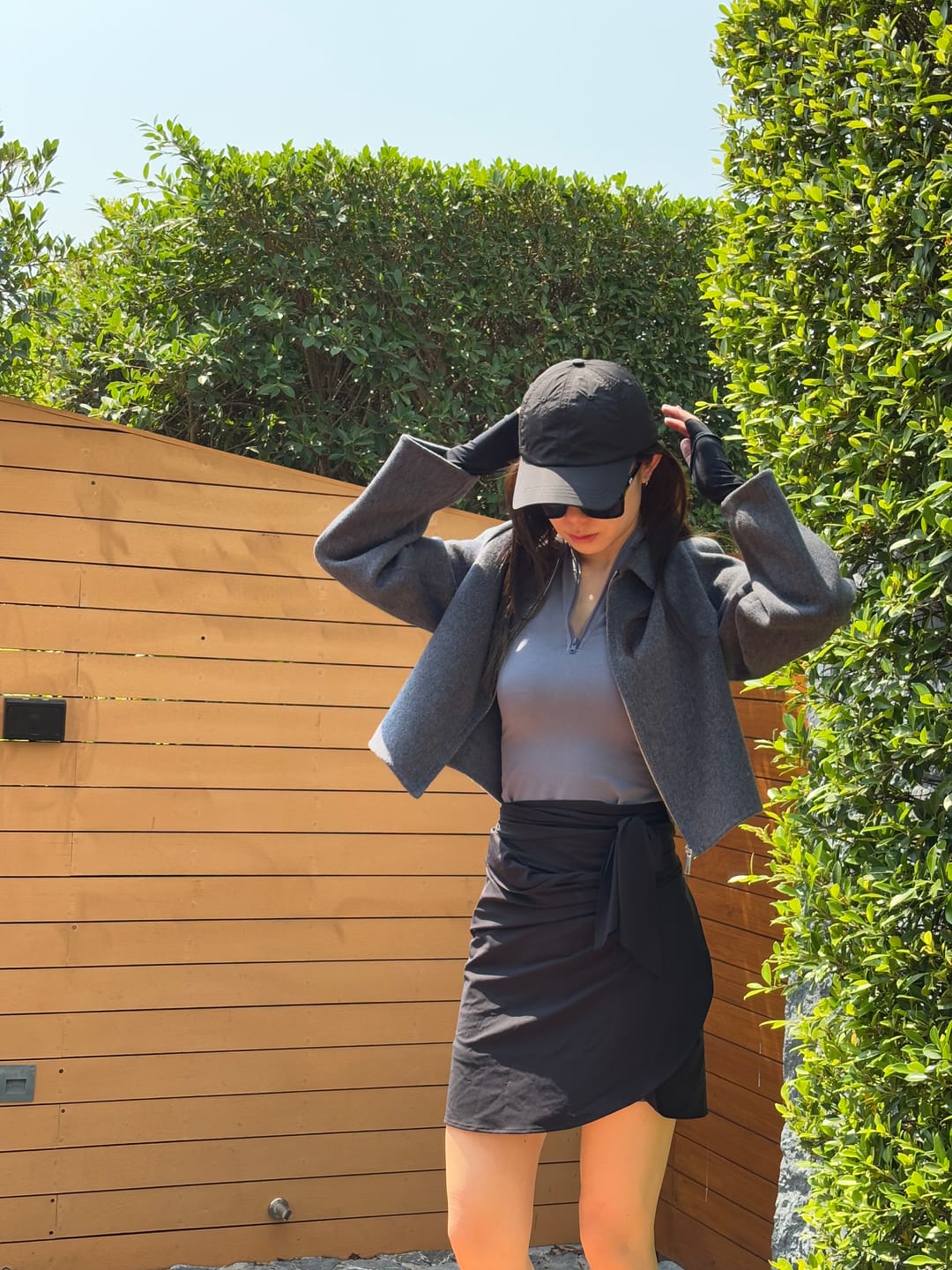 Customer photo review of JL201 The Zero Cashmere Blended Jacket