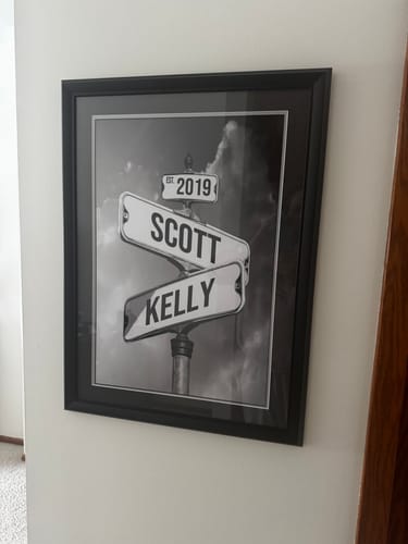 Customer photo review of COUPLES DATE OF LOVE by Cstm Canvas