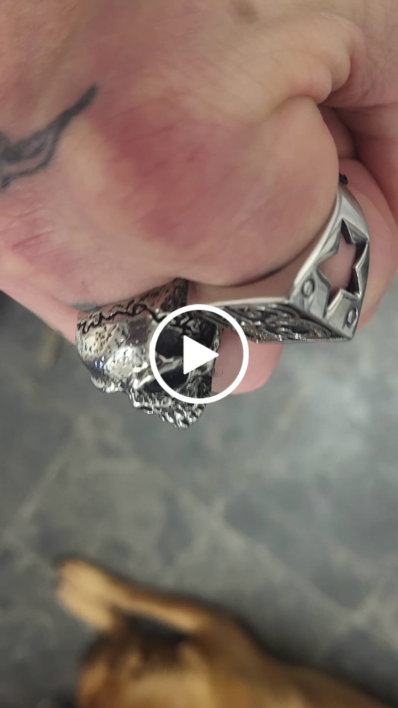 Customer video review of ANCIENT SKULL.