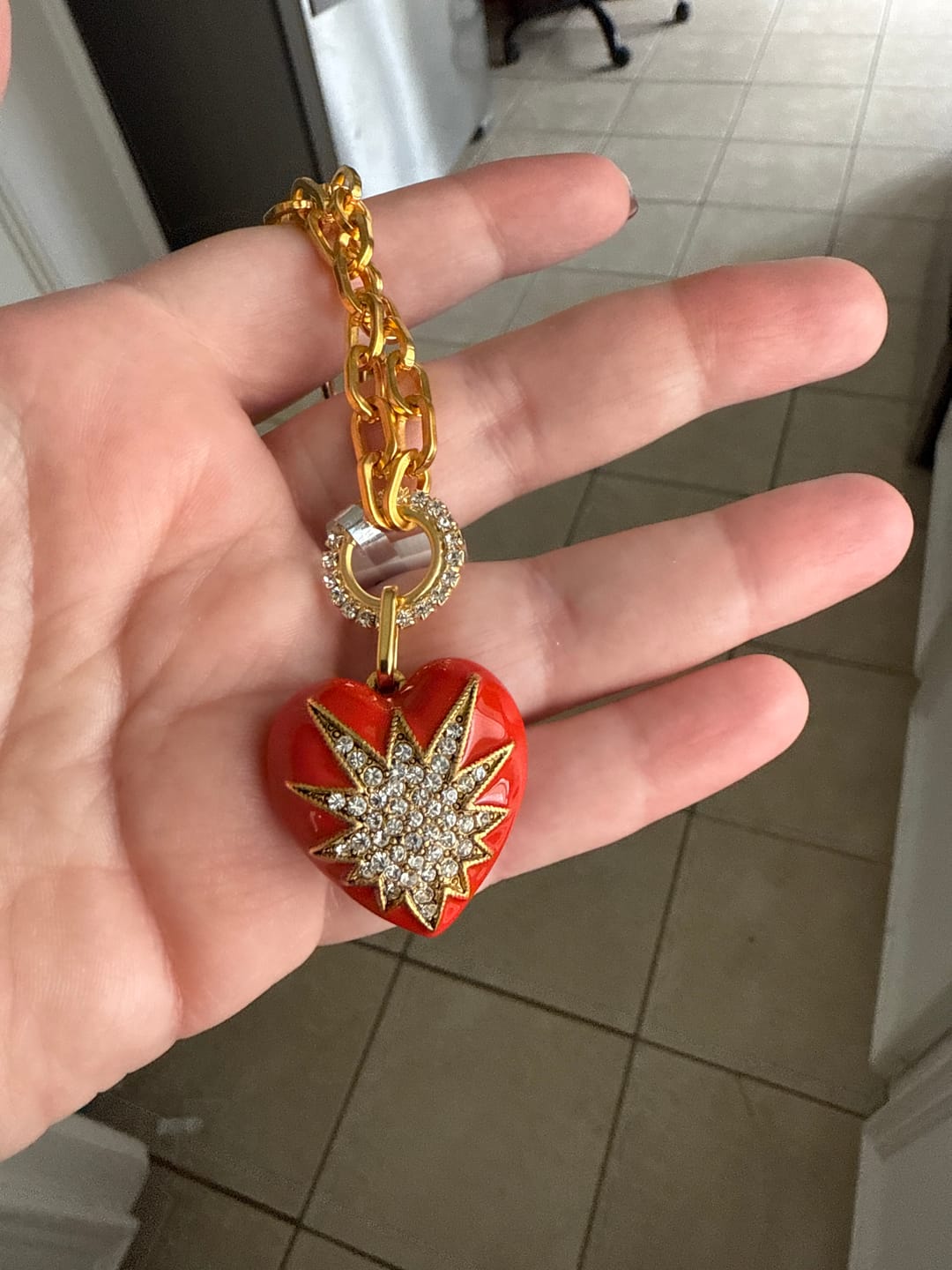 Customer photo review of Heart of Tefiti Necklace