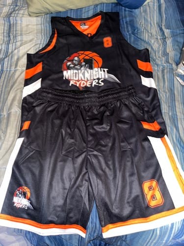 Customer photo review of Custom Black White Reversible Tops Basketball Jersey | Custom Reversible Basketball Jerseys with Numbers