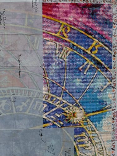 Customer photo review of 5D Diamond Painting AB Steine Zeitreise
