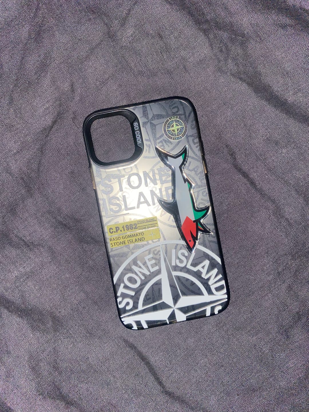 Customer photo review of Coque Stone Island