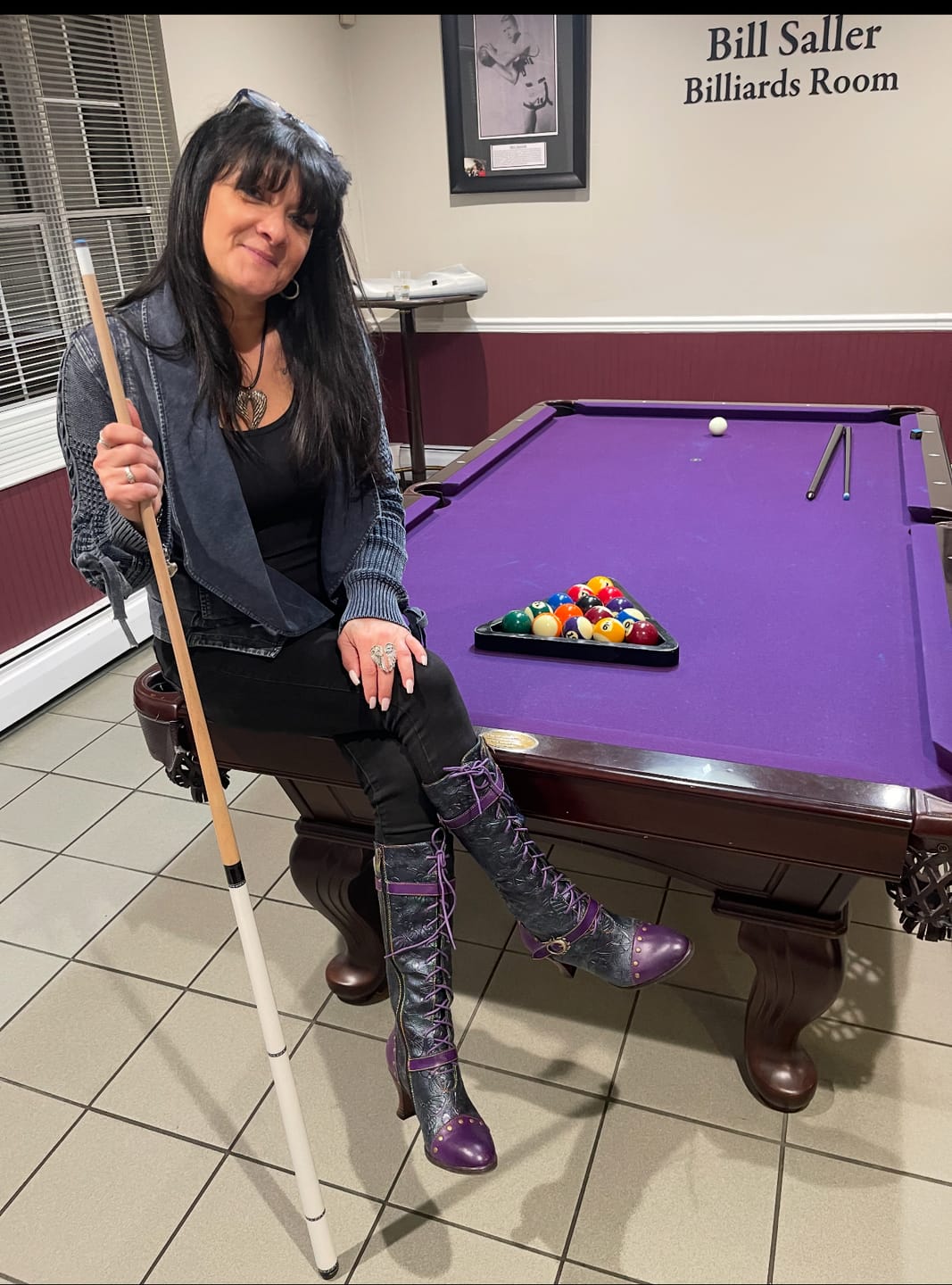 Customer photo review of Warm Embossed Real Leather Dragonfly Boots