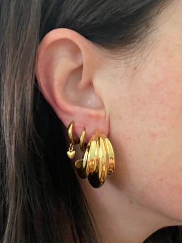 Customer photo review of Orecchini "Tramonto Sfuggente"