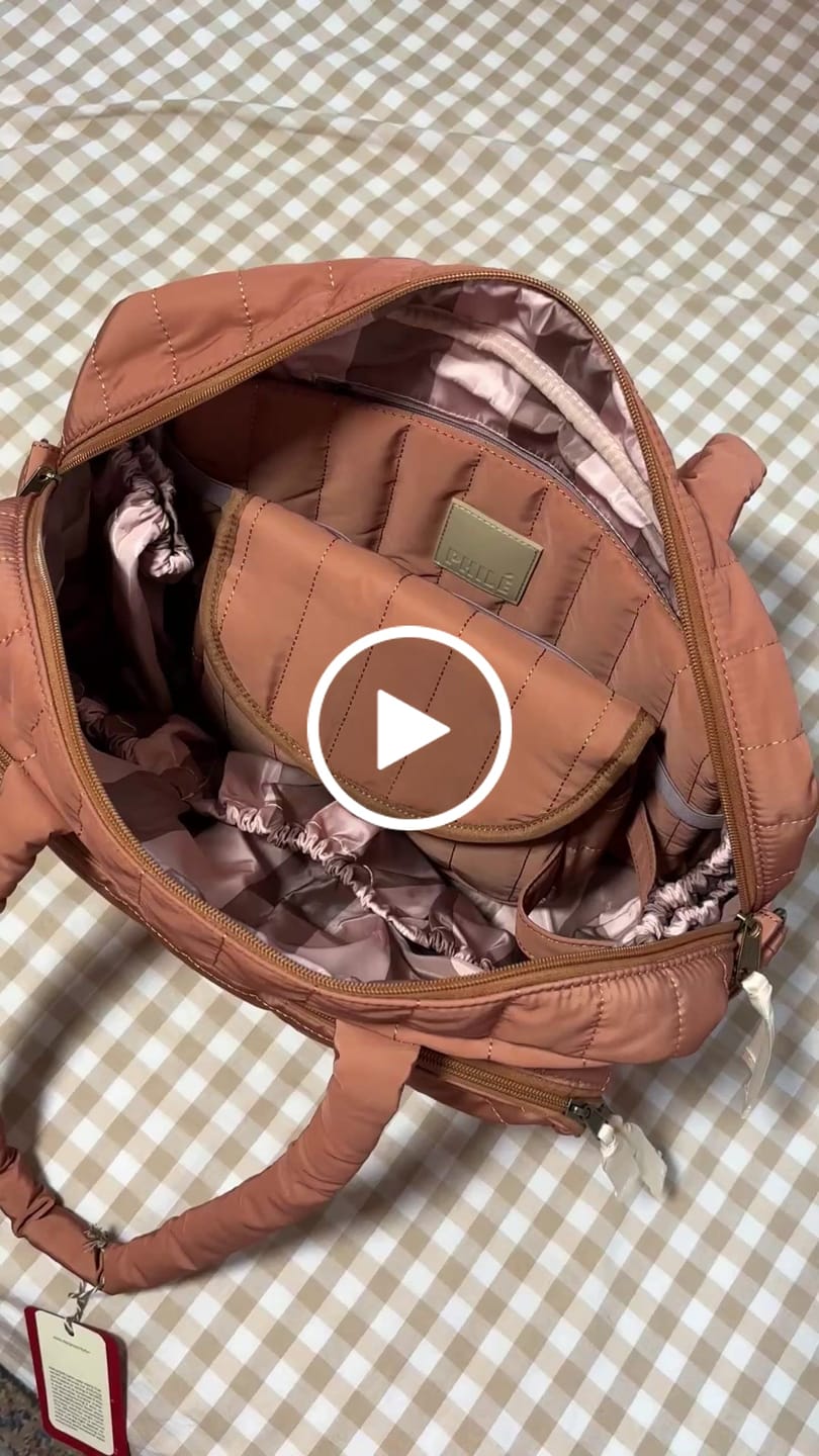 Customer video review of The Baby Bag - Terracotta