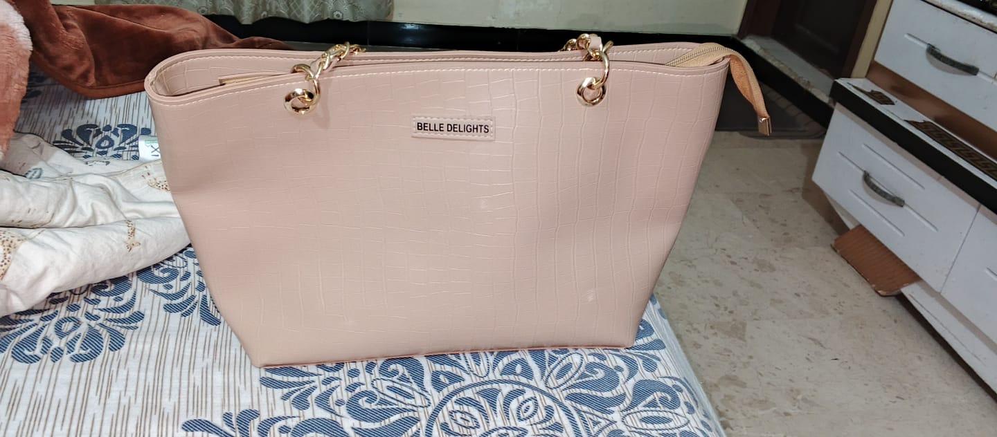 Customer photo review of Off White New Wave Tote Bag