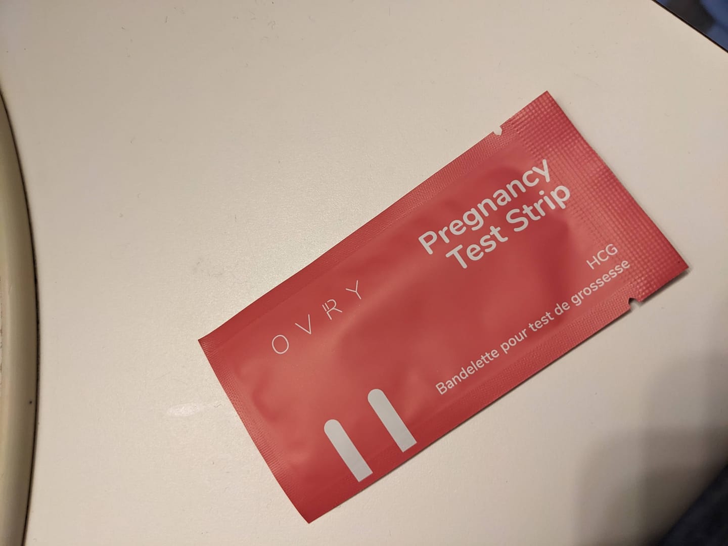 Customer photo review of Pregnancy Test Strips (Ultra-Sensitive)