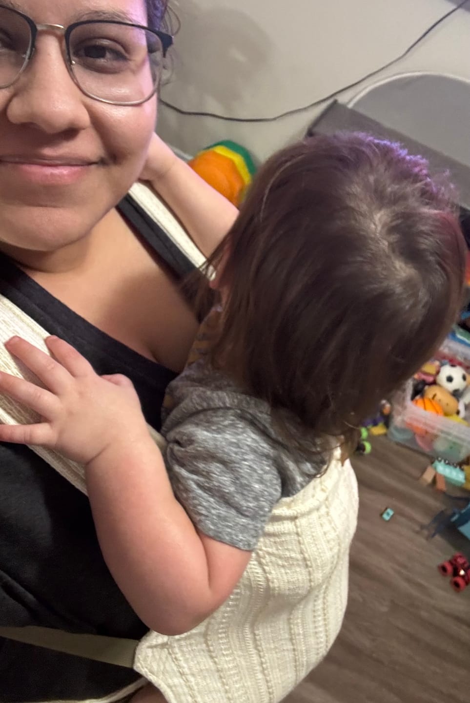 Customer photo review of Happy Toddler Carrier