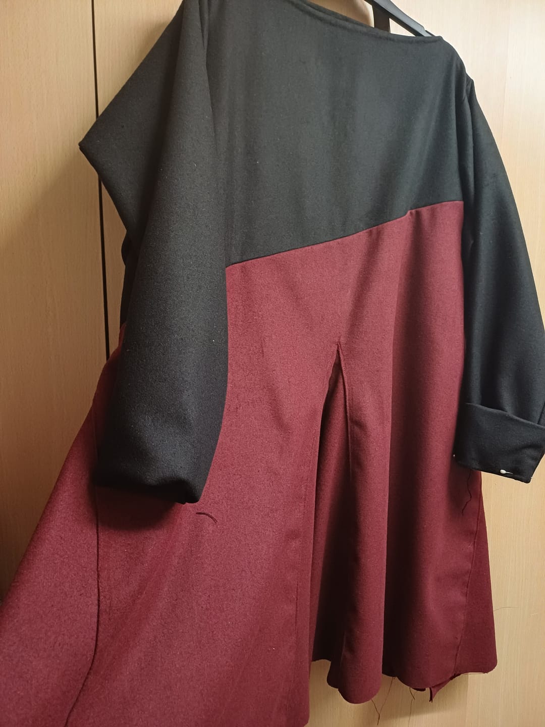 Customer photo review of Plain Wool Blend Fabric