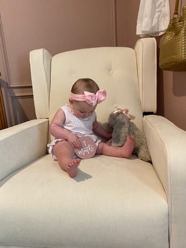 Customer photo review of Pink Polka Dot Skirt Bubble