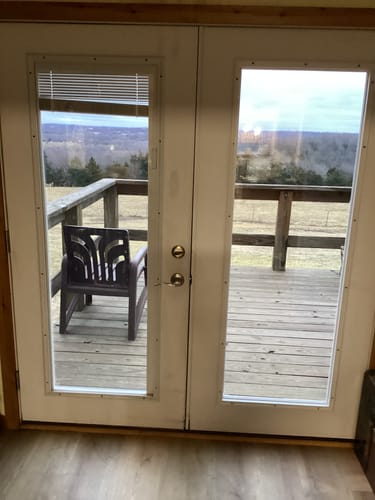 Customer photo review of ODL Clear Door Glass - 24" x 66" Frame Kit