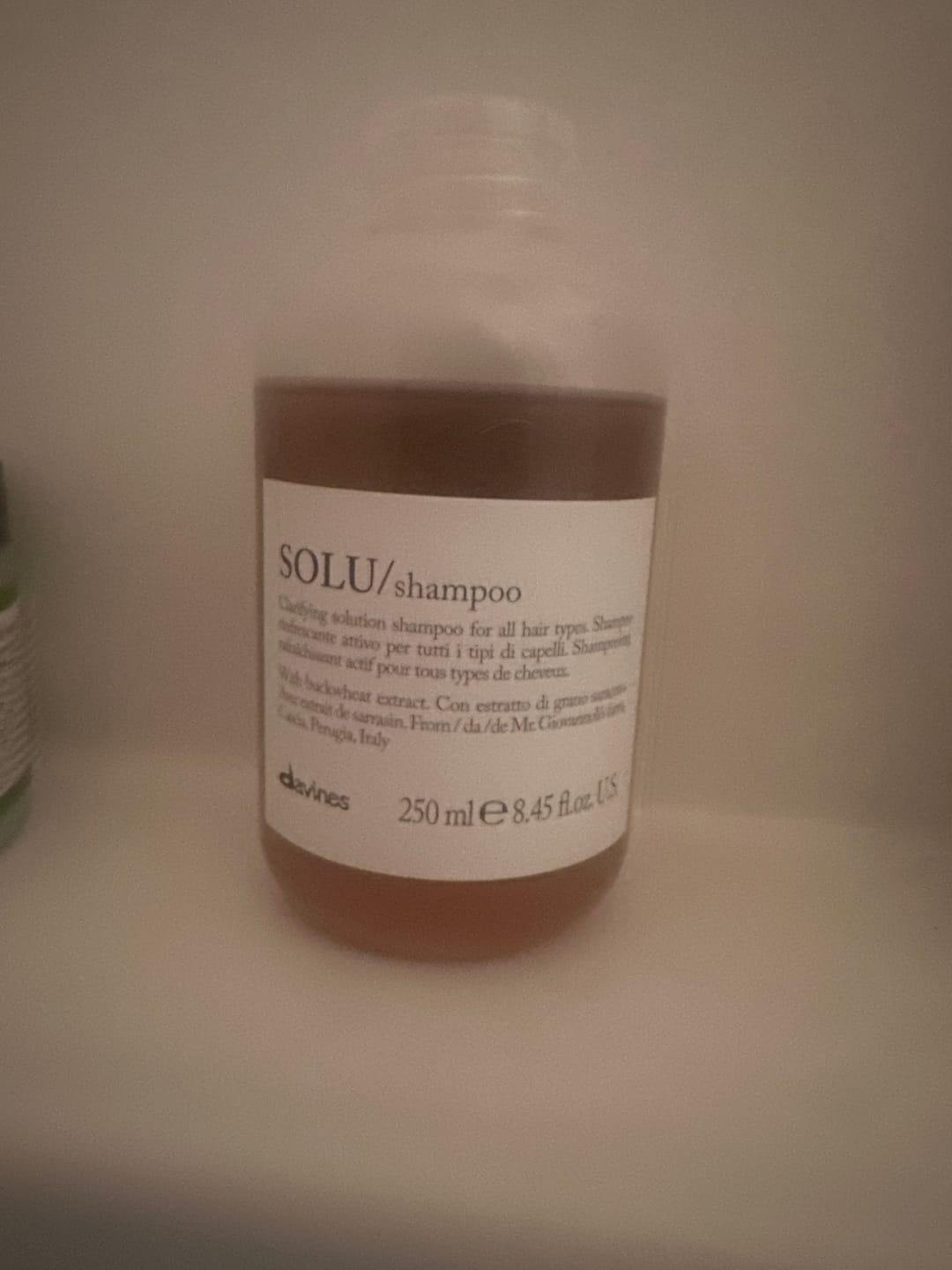 Customer photo review of SOLU Shampoo