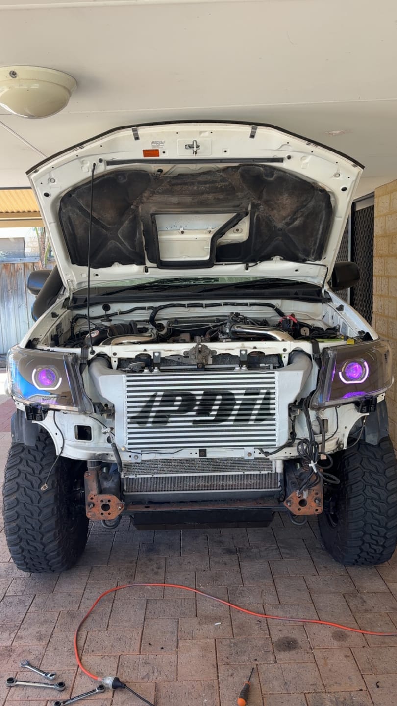 Customer photo review of Toyota Hilux N70 LED 'Angry Eye' Headlights