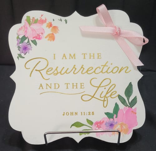 Customer photo review of Unfinished Wood Fancy Award Craft Plaque Silhouette - Craft- up to 46" DIY