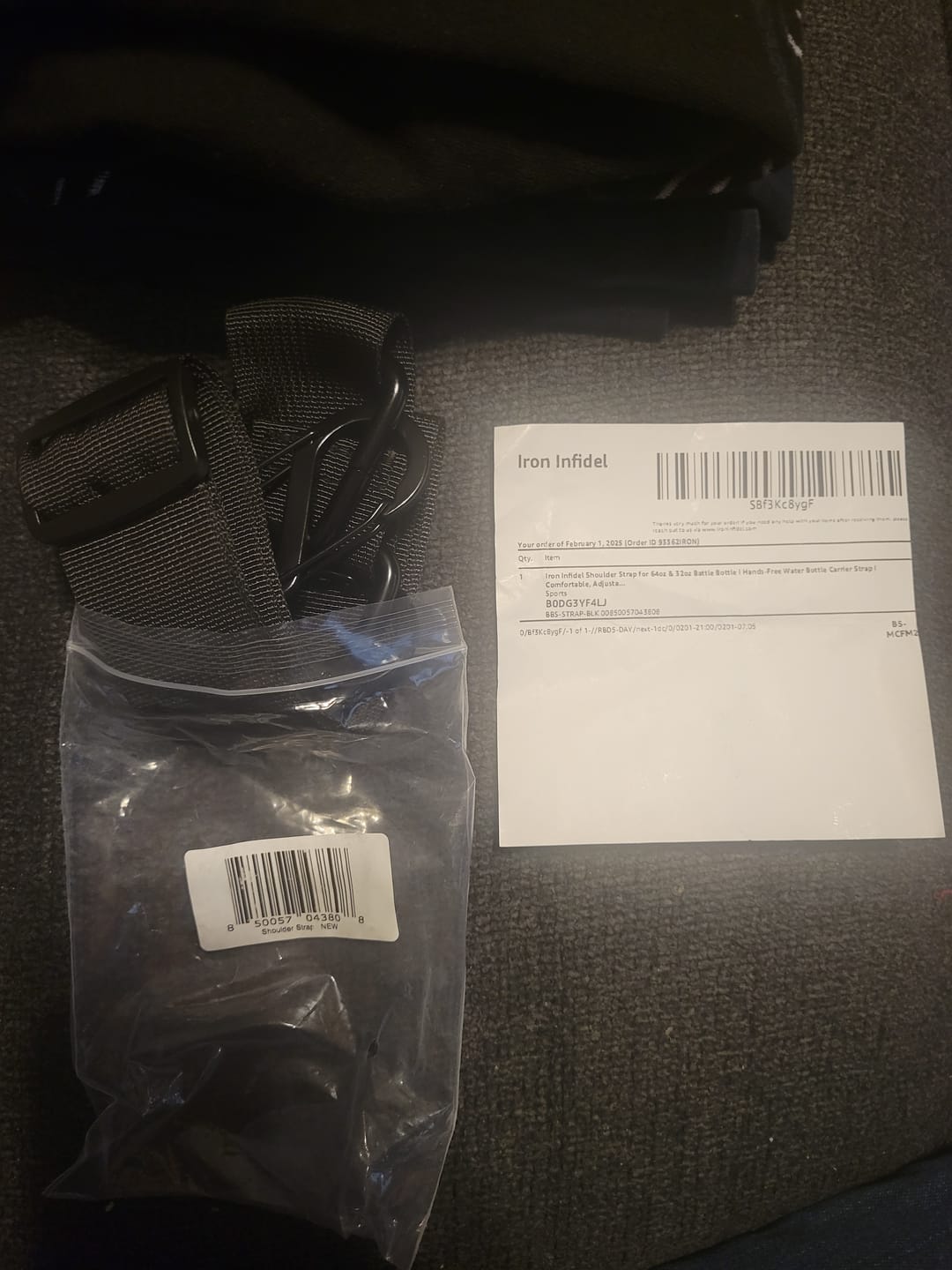 Customer photo review of Modular Shoulder Strap