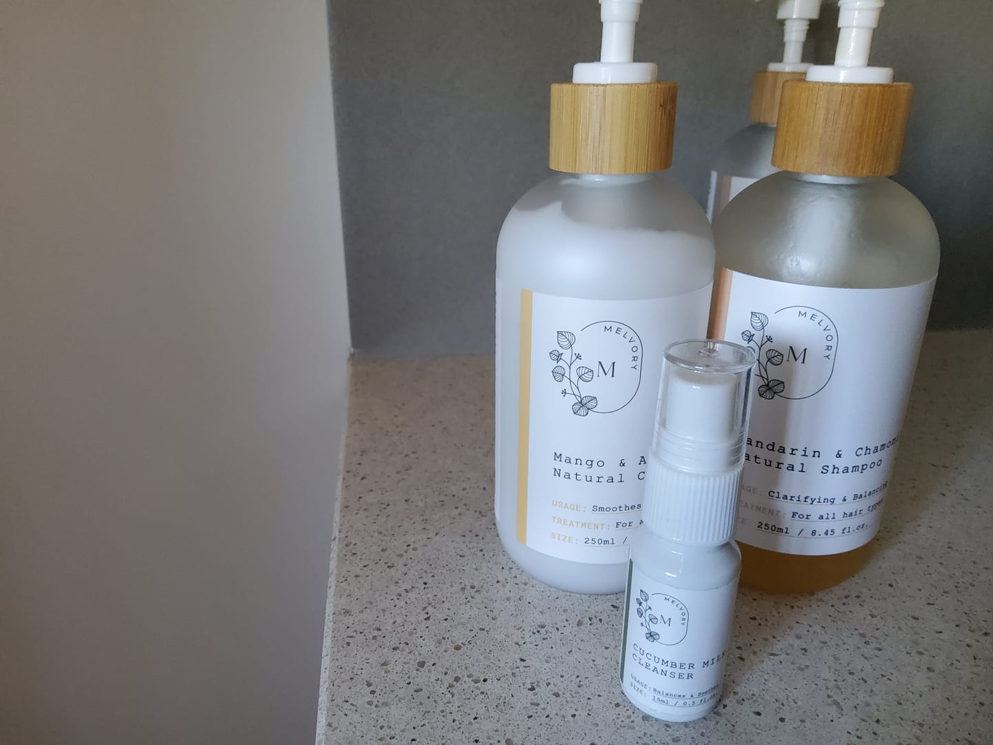 Customer photo review of Cucumber Milk Cleanser