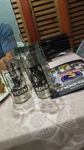 Customer photo review of Vasos Star Wars - A New Hope - Juego de 6 Vasos