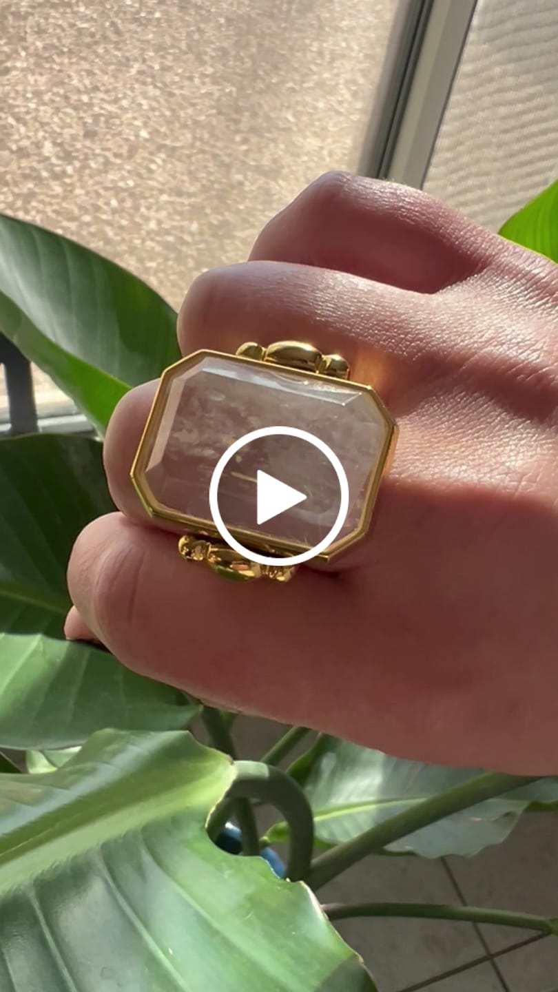 Customer video review of Marique French Vintage Crystal Ring