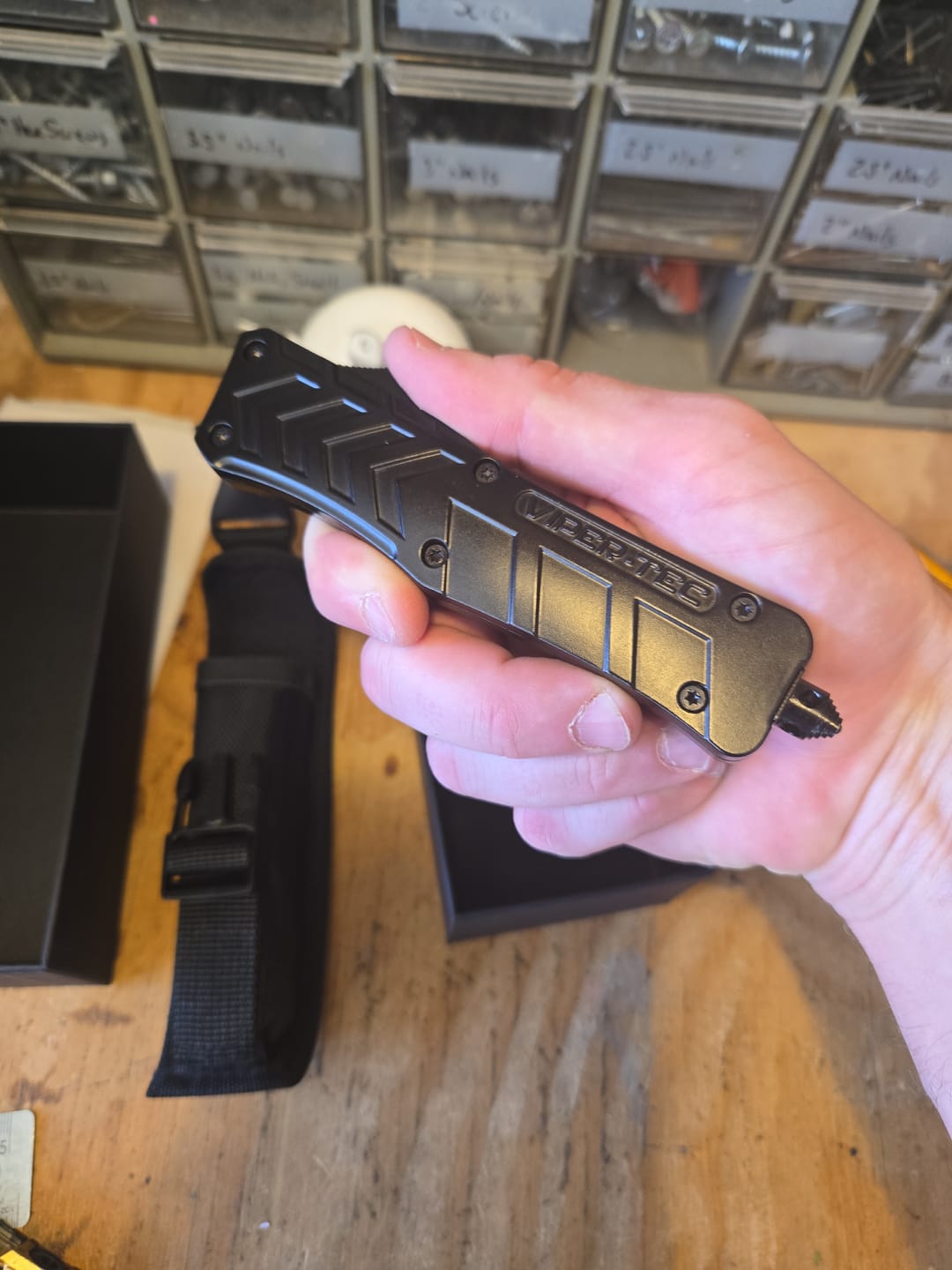 Customer photo review of 50% OFF Black VF-1 D/A OTF (Multiple Blade Styles Available)