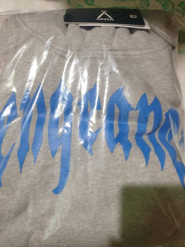 Customer photo review of GREY VENGEANCE HOODIE