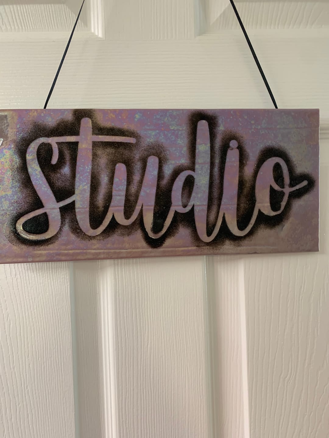 Customer photo review of Script Font Custom Name Wood Cutout - Baby Nursery - Decor - DIY - up to 48 Wide"