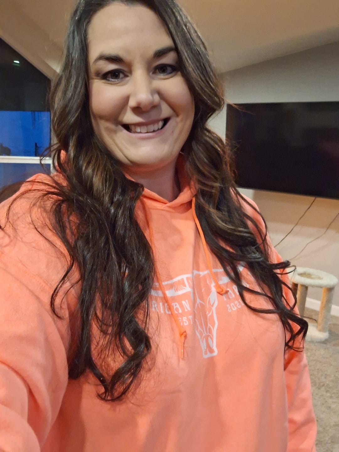 Customer photo review of Neon 'Skull Horns' Hoodie
