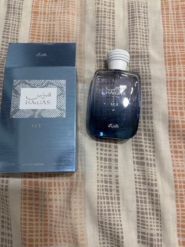 Reseña con foto de un cliente sobre Perfume Rasasi  HAWAS ICE 100ml EDP