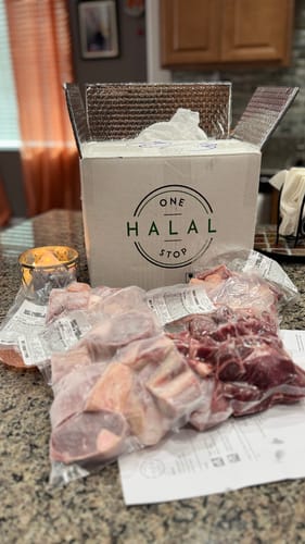 Customer photo review of Halal Goat Shanks