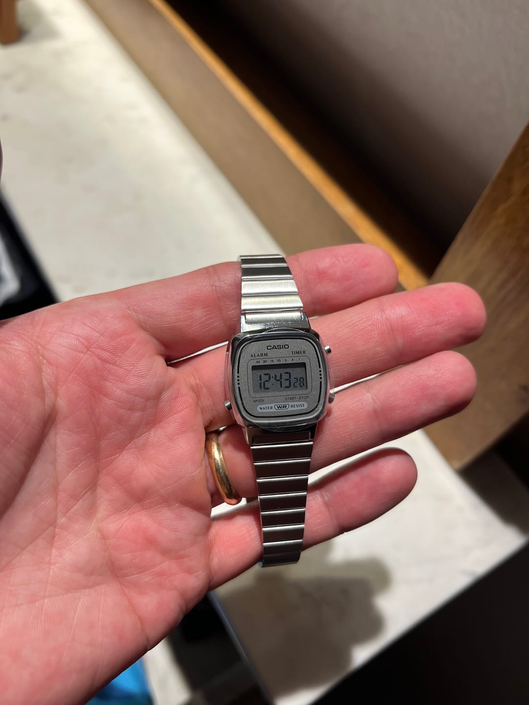 Customer photo review of Reloj Casio Vintage LA670WA-7DF Plateado
