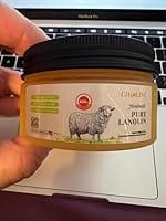 Customer photo review of Chialing Handmade Lanolin - 100% Pure All Natural Grass Fed Australian Lanolin- Made in USA - Usp Grade Moisturizer For Dry Skin, Eczema, Cracked Skin, Nipple Discomfort, Lip Hydration - Unscented, Additive-Free Lanolin Cream(3.5 oz)