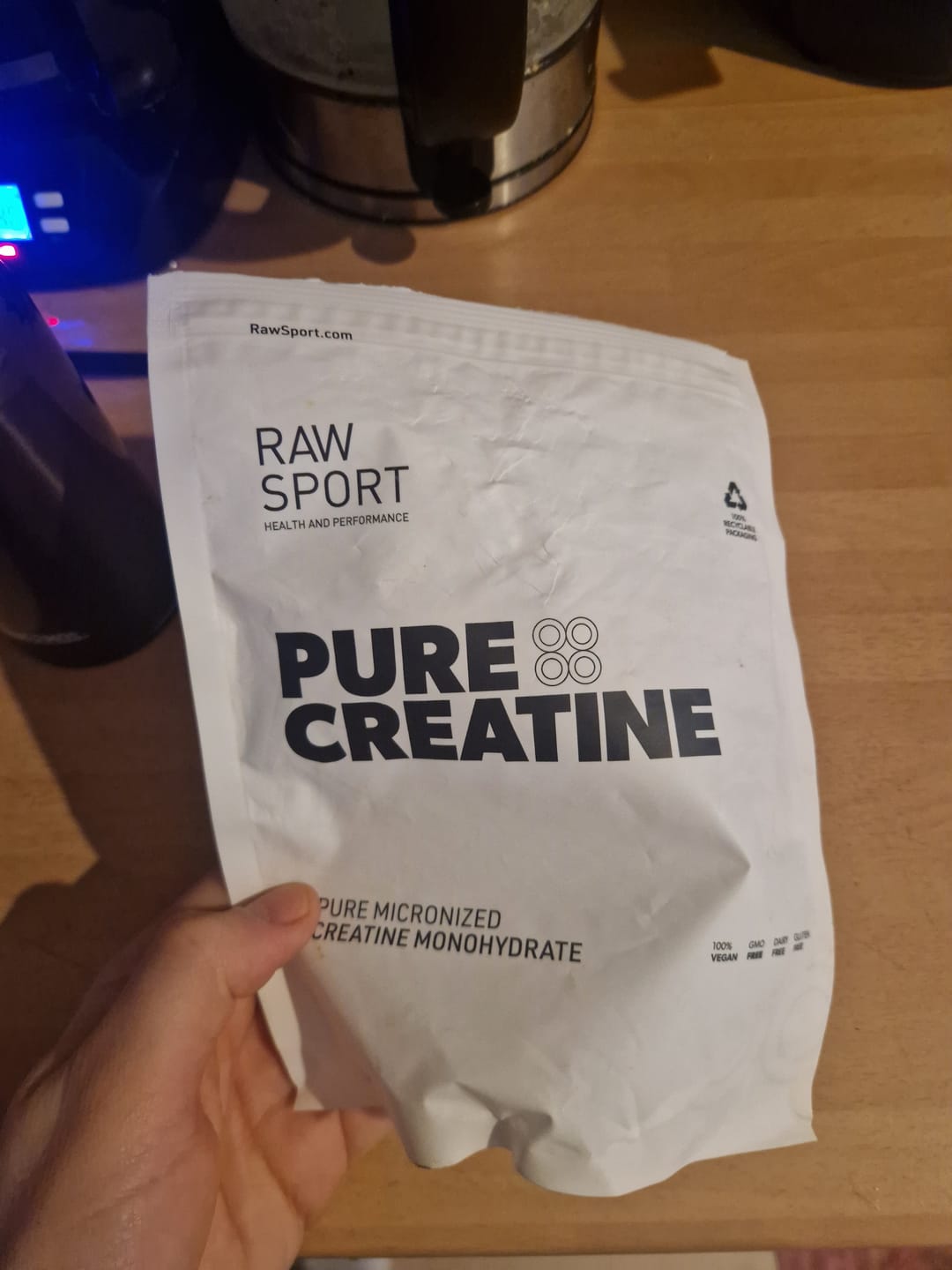 Customer photo review of Creatine Monohydrate