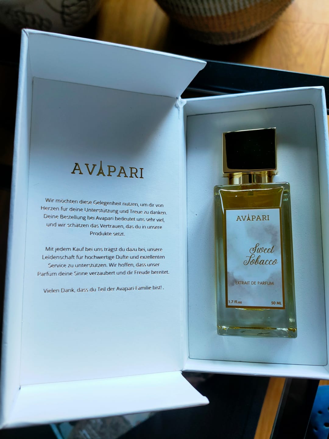 Customer photo review of Sweet Tobacco