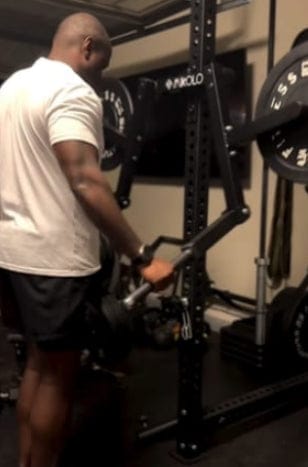 Customer photo review of Rack Mounted Lateral Raise