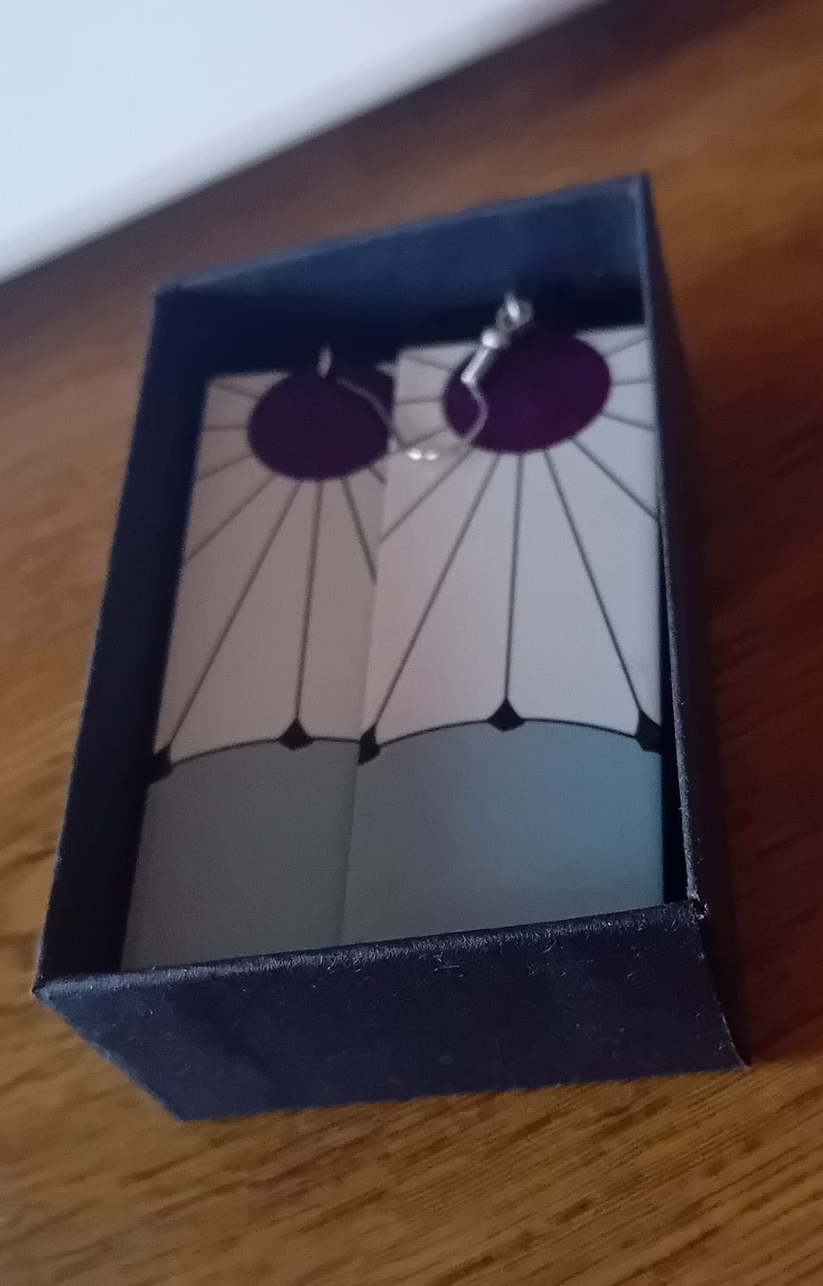 Customer photo review of Tanjiro Earrings