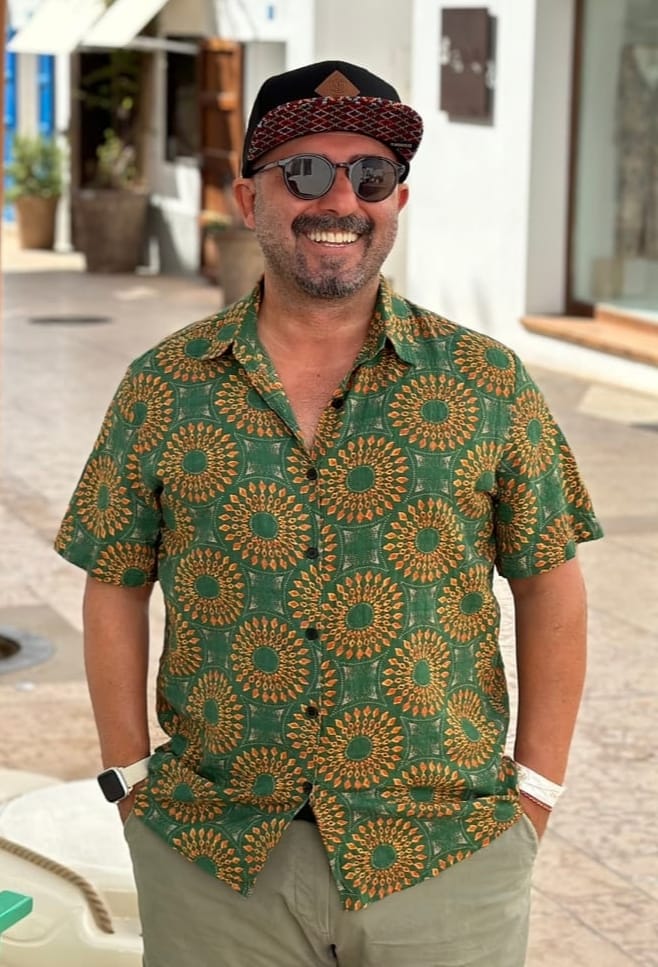 Customer photo review of Men's Cotton Leisure Vintage 70s Short Sleeve Shirt