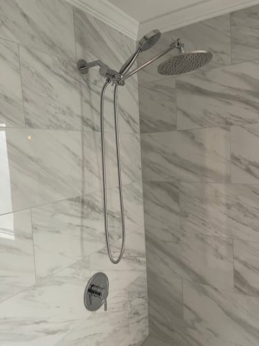 Customer photo review of 1-Handle Shower Valve with Trim Kit