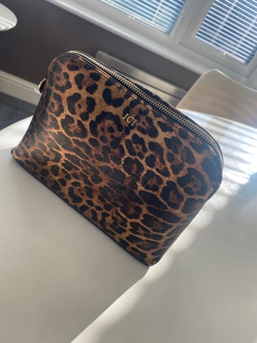 Customer photo review of Leopard Make Up Bag