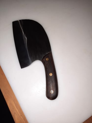 Customer photo review of Handgeschmiedetes Kochmesser - Ergonomic