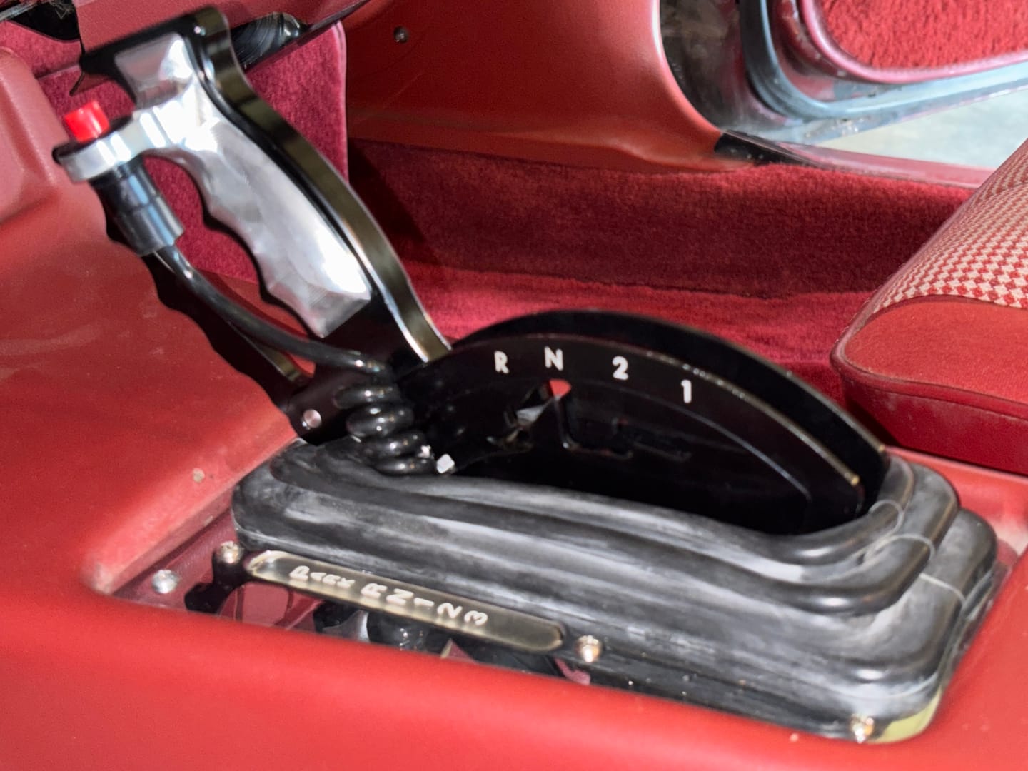 Customer photo review of Powerglide Operator Series Billet Shifter Front Exit Cable