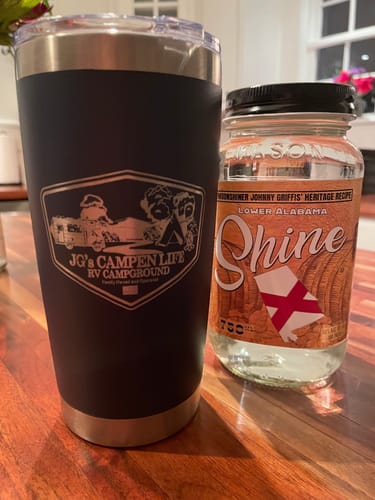 Customer photo review of (6 Pieces) Custom Laser Engraved - 20oz Tumblers