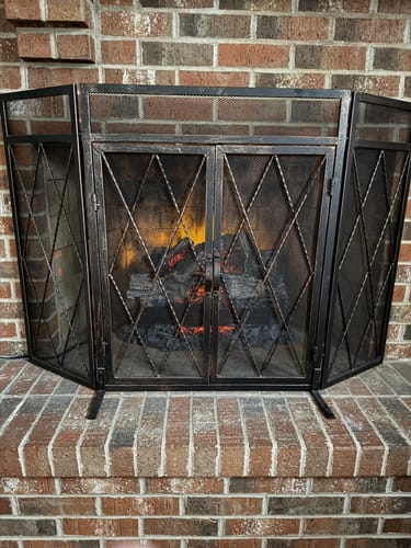 Customer photo review of Napoleon Woodland 27'' Electric Fireplace Log Insert