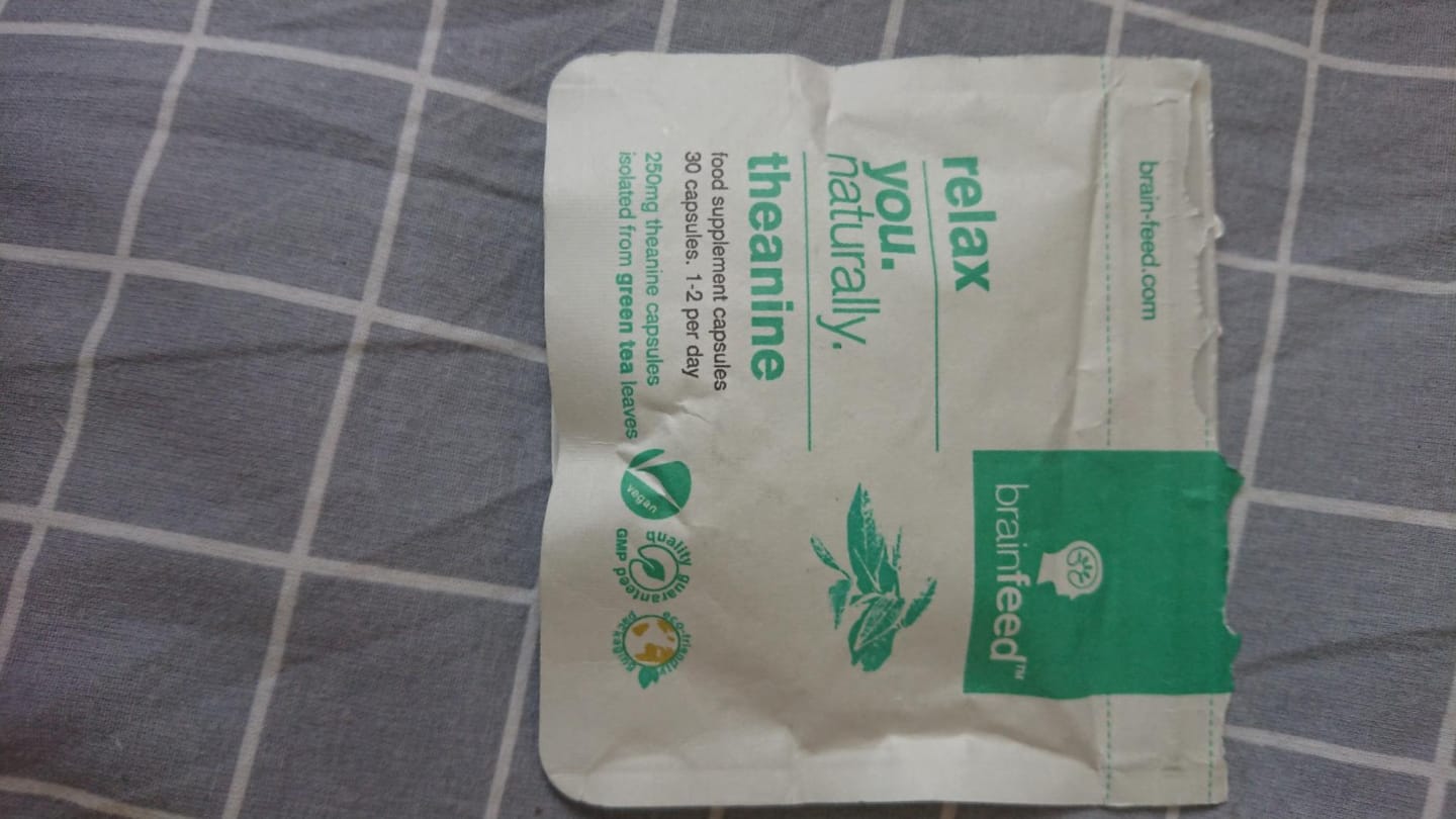 Customer photo review of Natural L-theanine