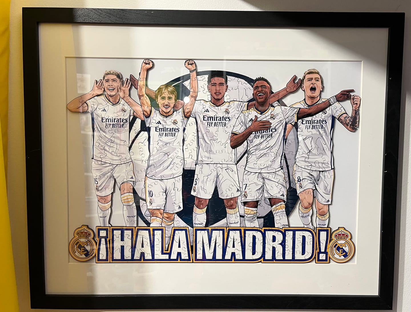 Customer photo review of Real Madrid CF® 5 Players - Wooden Puzzle