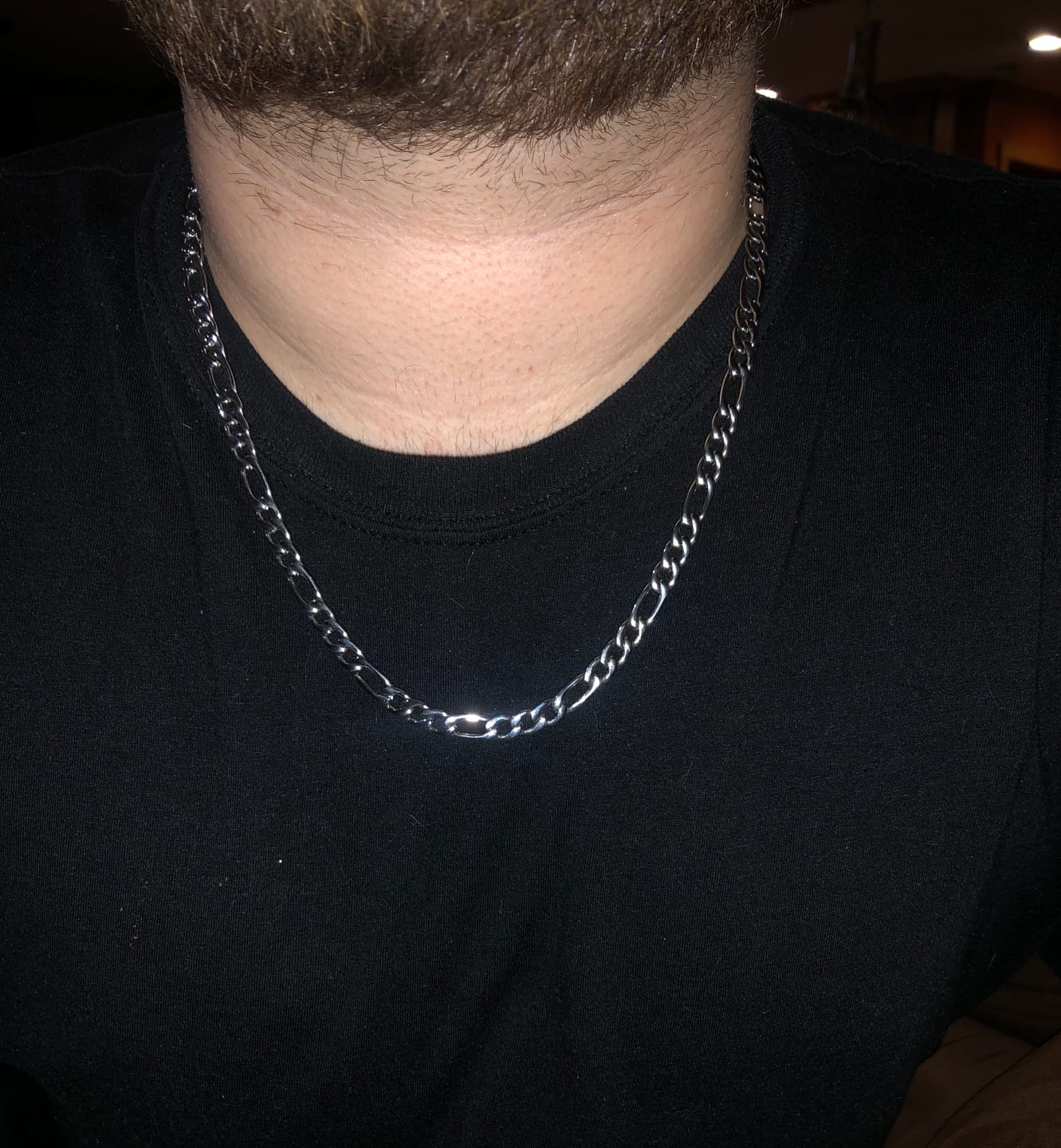 Customer photo review of 7mm Figaro Link Chain