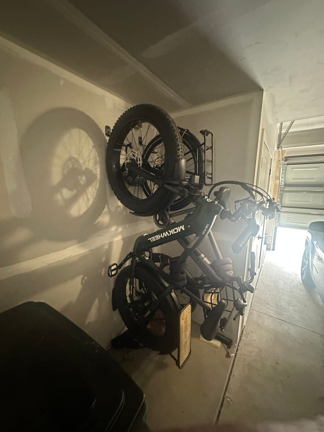 Customer photo review of Jumbo Bike Vertical Wall Mounted Hook