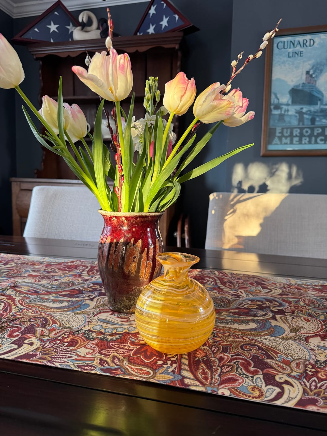 Customer photo review of Bud Vase with Cremation Ashes